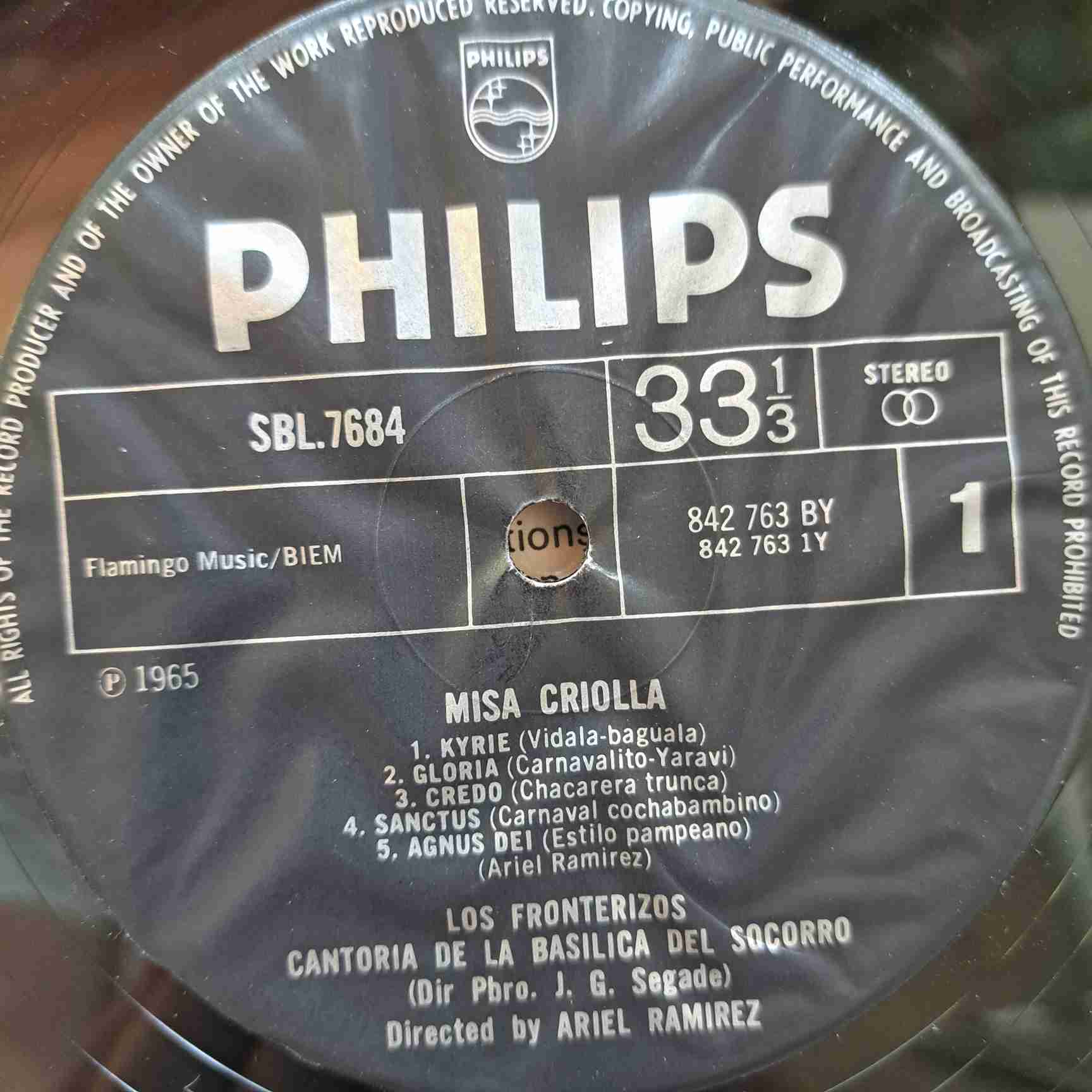 Ariel Ramirez – Misa Criolla - Disc Vinil LP VG - imagine 2