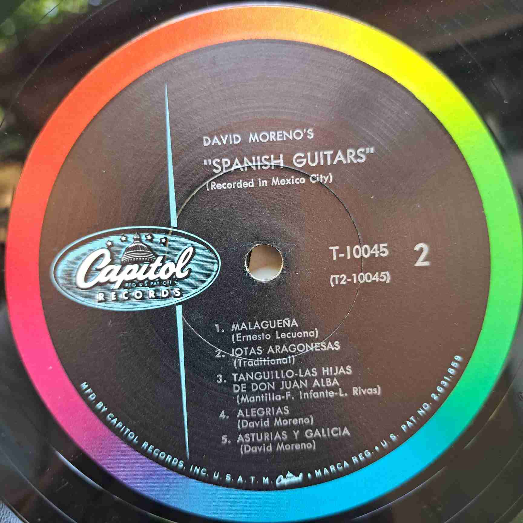 David Moreno – Spanish Guitars - Disc Vinil LP VG - imagine 2