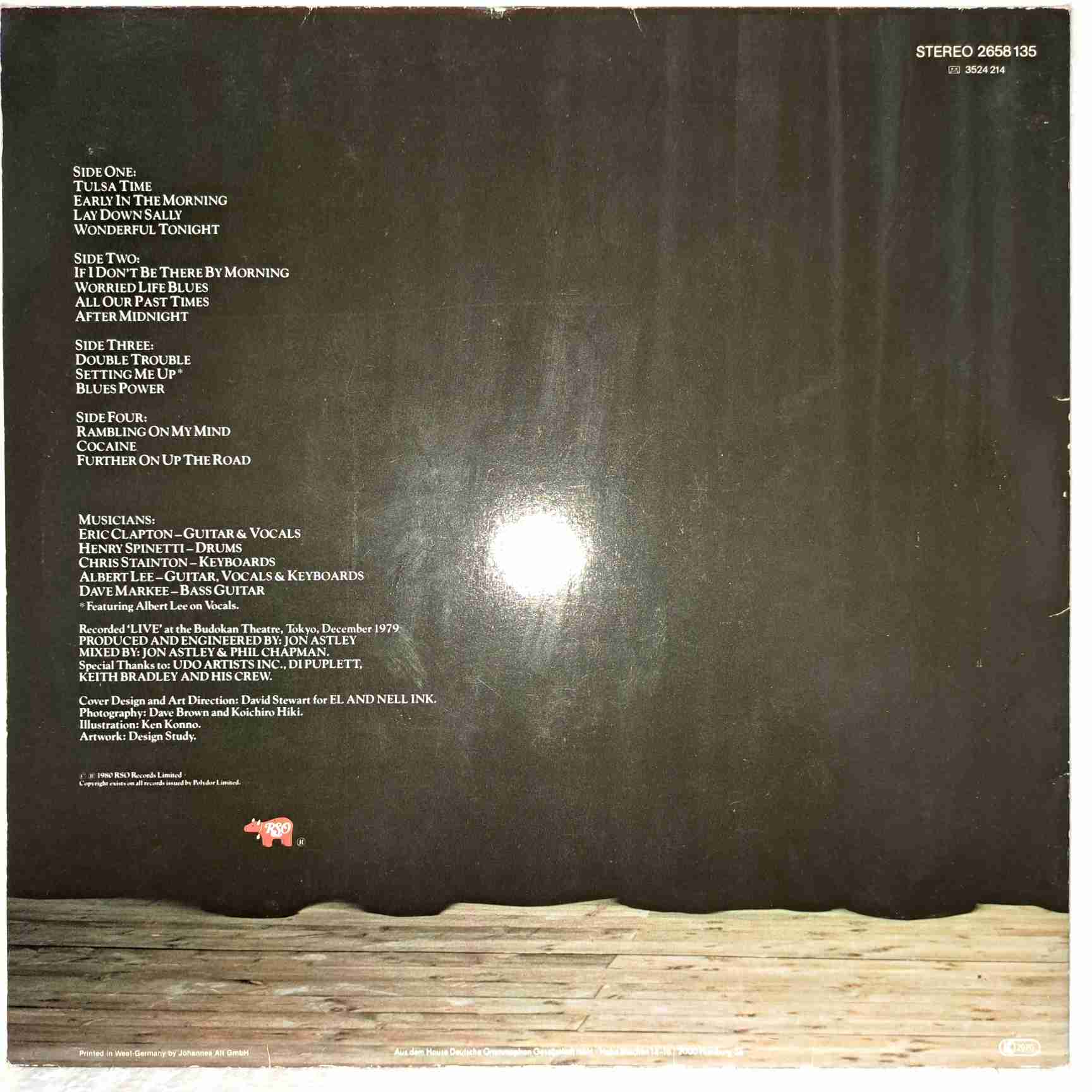 Eric Clapton – Just One Night - Disc VINIL 2LP VG+ - imagine 3