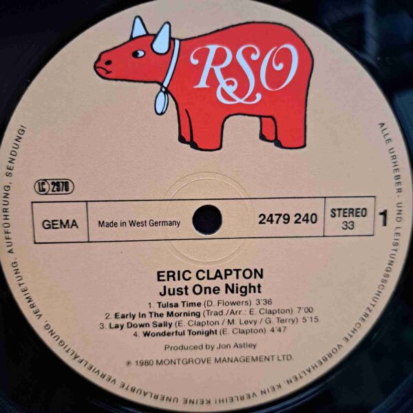 Eric Clapton – Just One Night - Disc VINIL 2LP VG+ - imagine 2