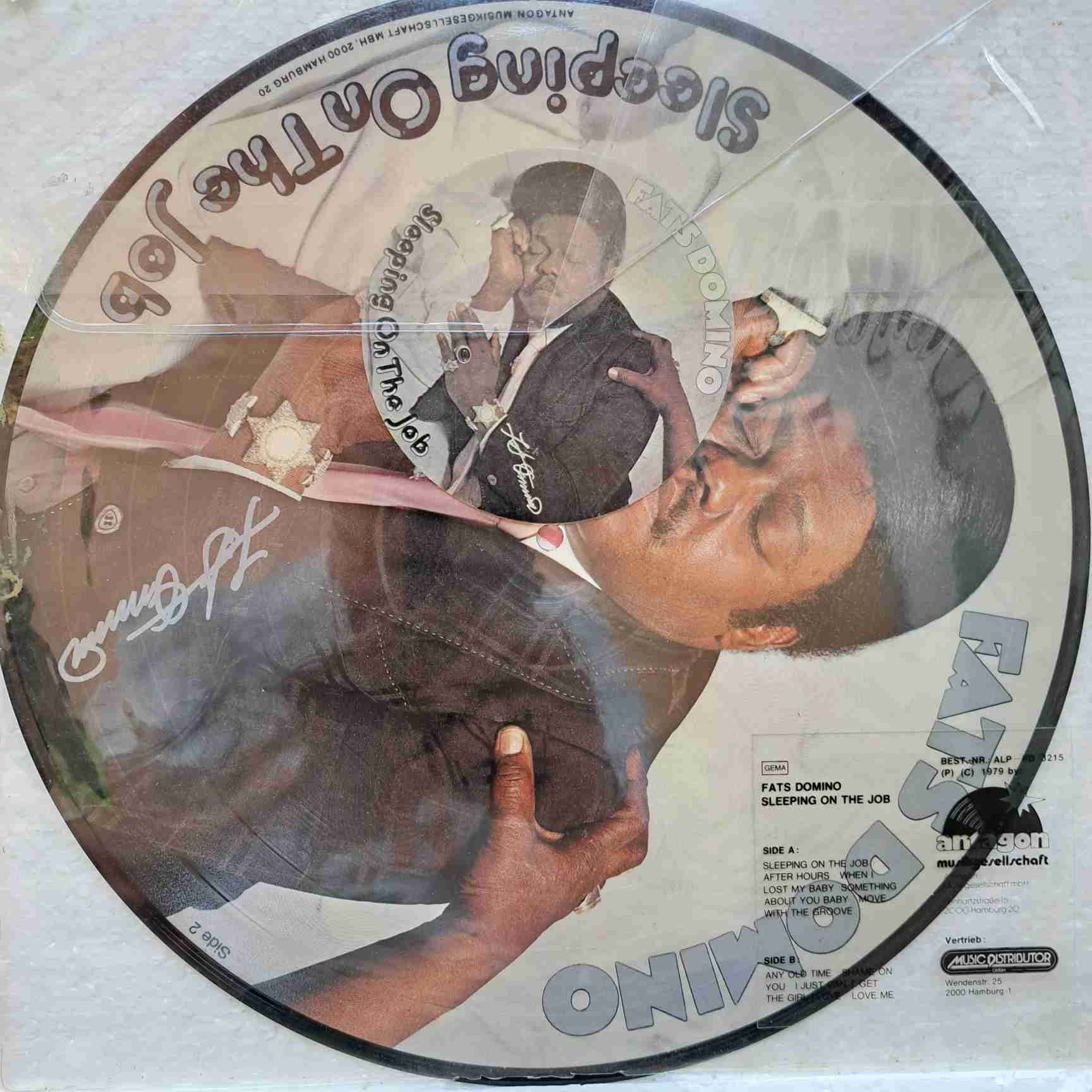 Fats Domino – Sleeping On The Job - Disc Vinil LP VG - imagine 2