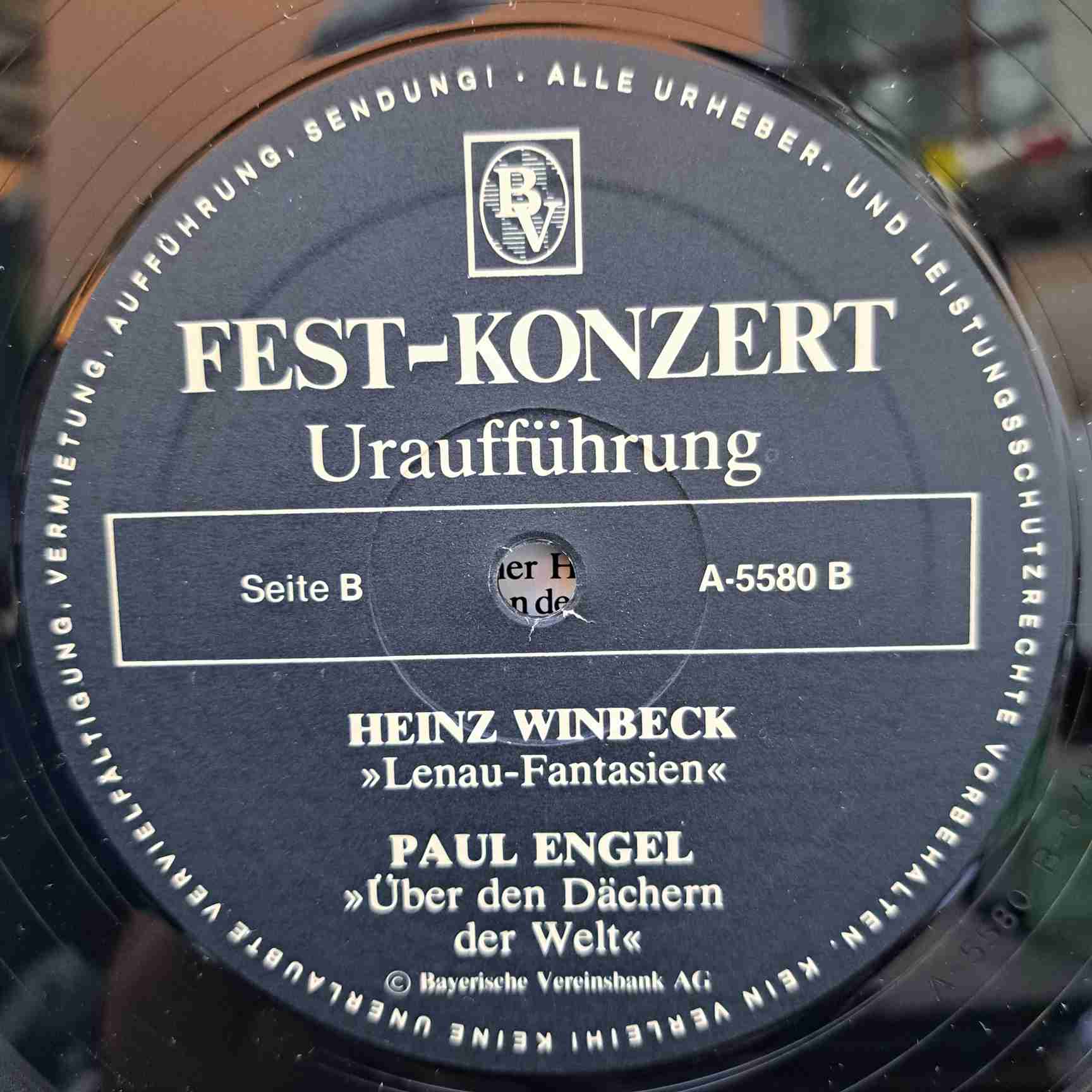 J. F. Kleinknecht, H. Winbeck, P. Engel Münchener Kammerorchester – Fest-Konzert - Disc VINIL LP VG+ - imagine 2