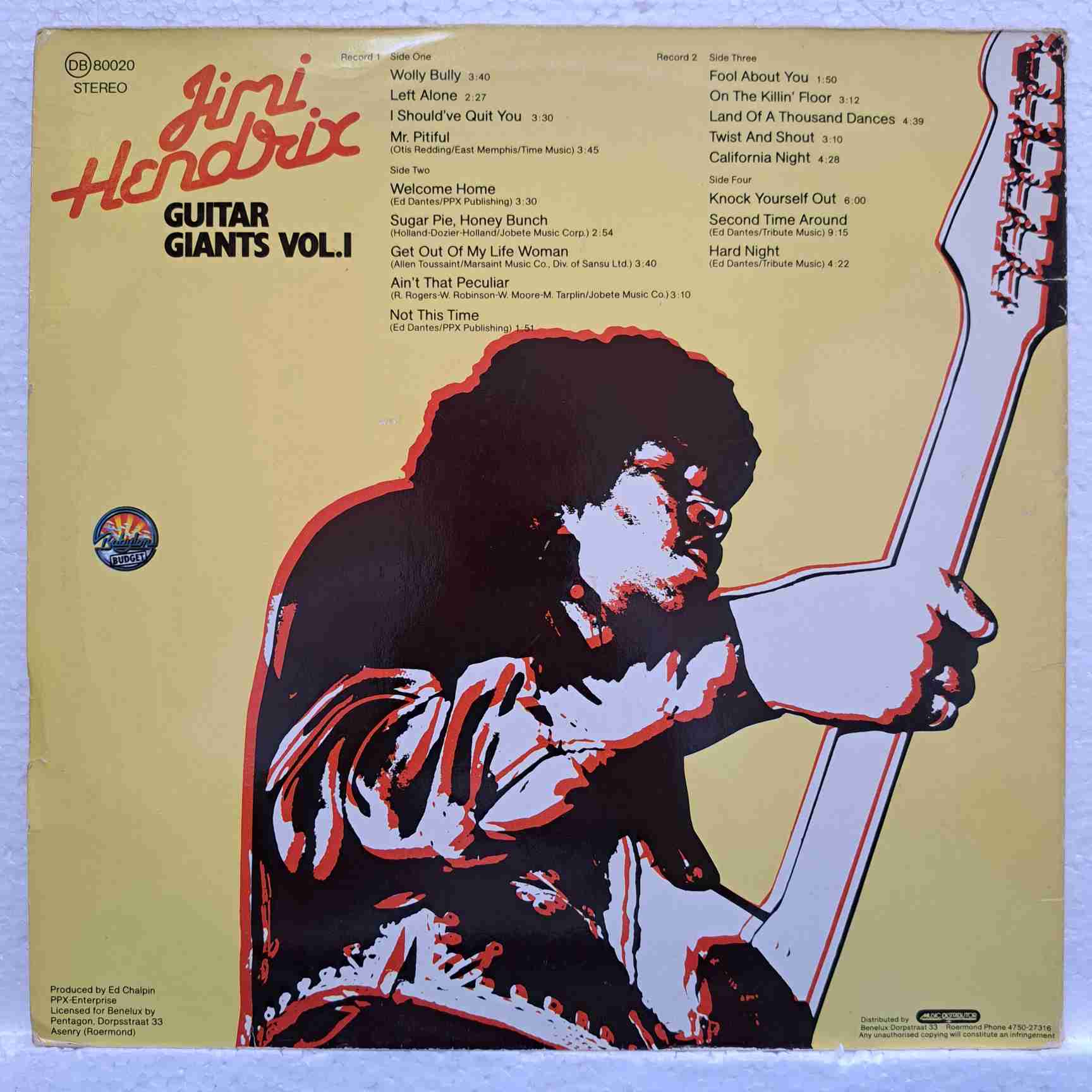 Jimi Hendrix – Guitar Giants Vol.1 - Disc Vinil 2LP VG - imagine 4