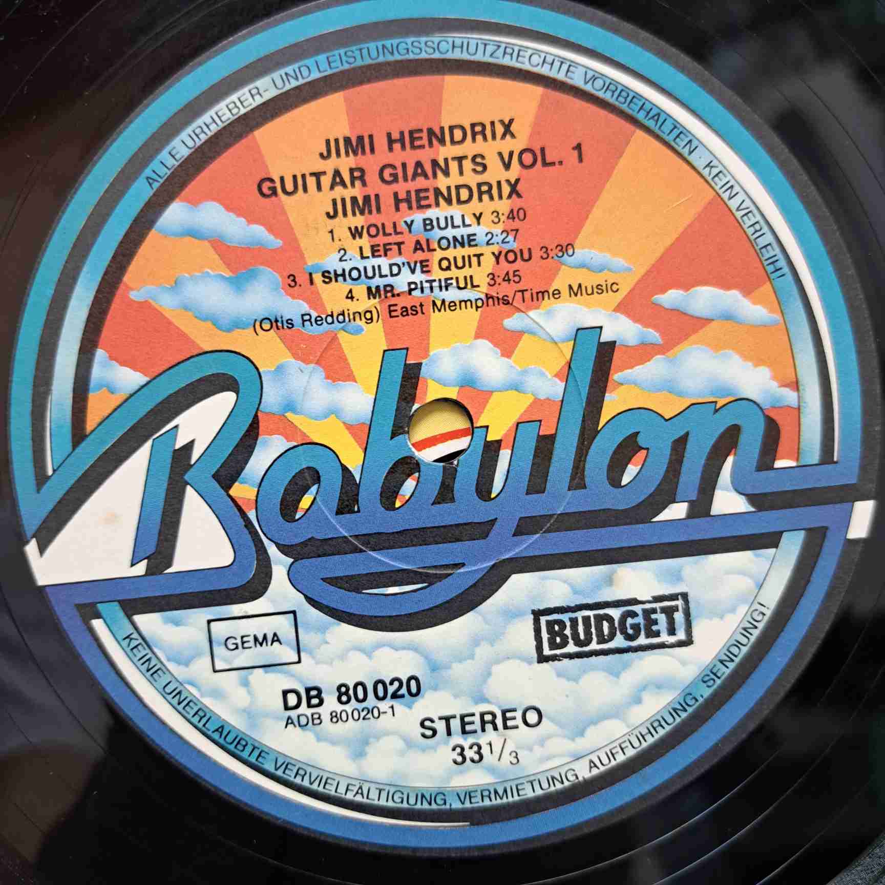 Jimi Hendrix – Guitar Giants Vol.1 - Disc Vinil 2LP VG - imagine 2