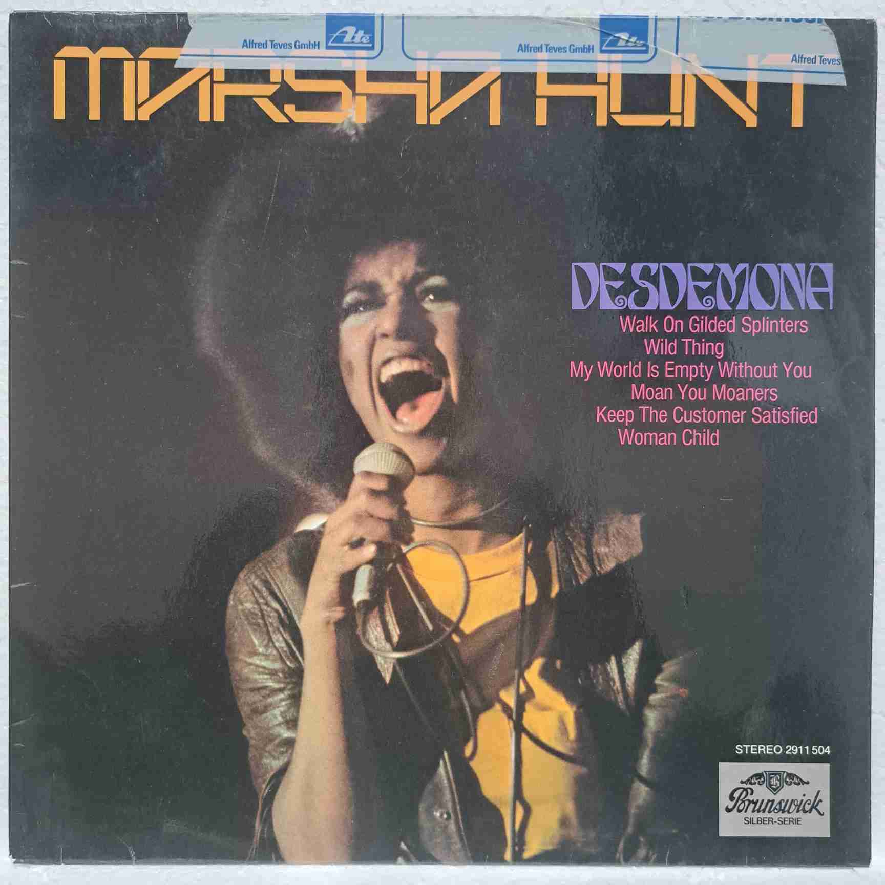 Marsha Hunt – Desdemona - Disc Vinil LP VG