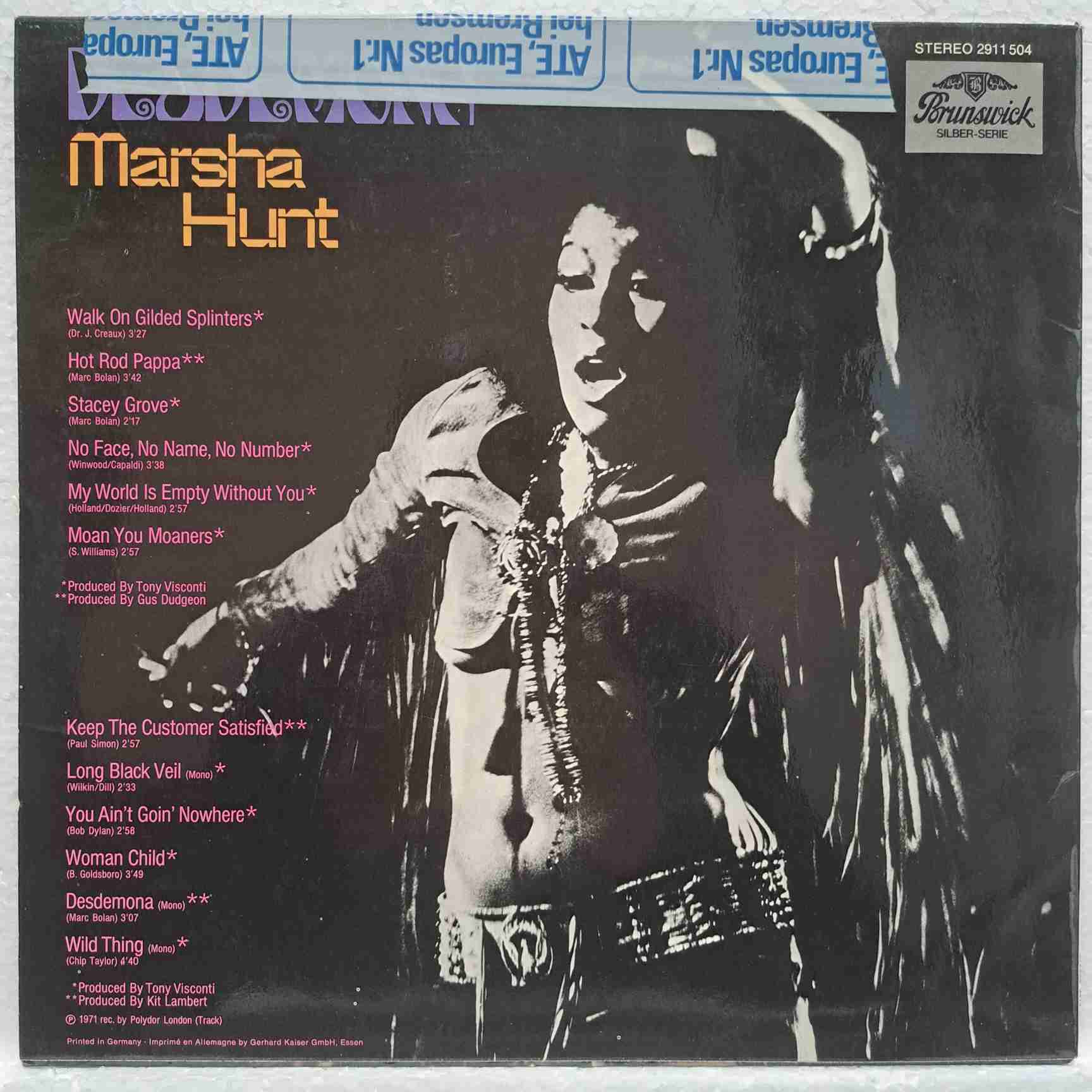 Marsha Hunt – Desdemona - Disc Vinil LP VG - imagine 3