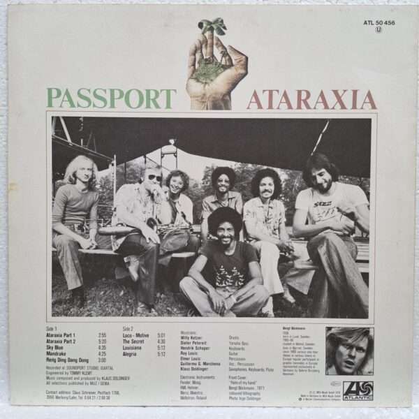 Passport – Ataraxia – Disc Vinil LP EX - imagine 3