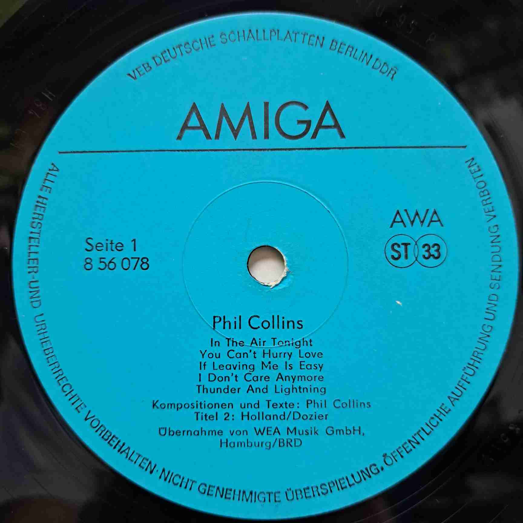 Phil Collins – Phil Collins - Disc Vinil LP VG - imagine 2