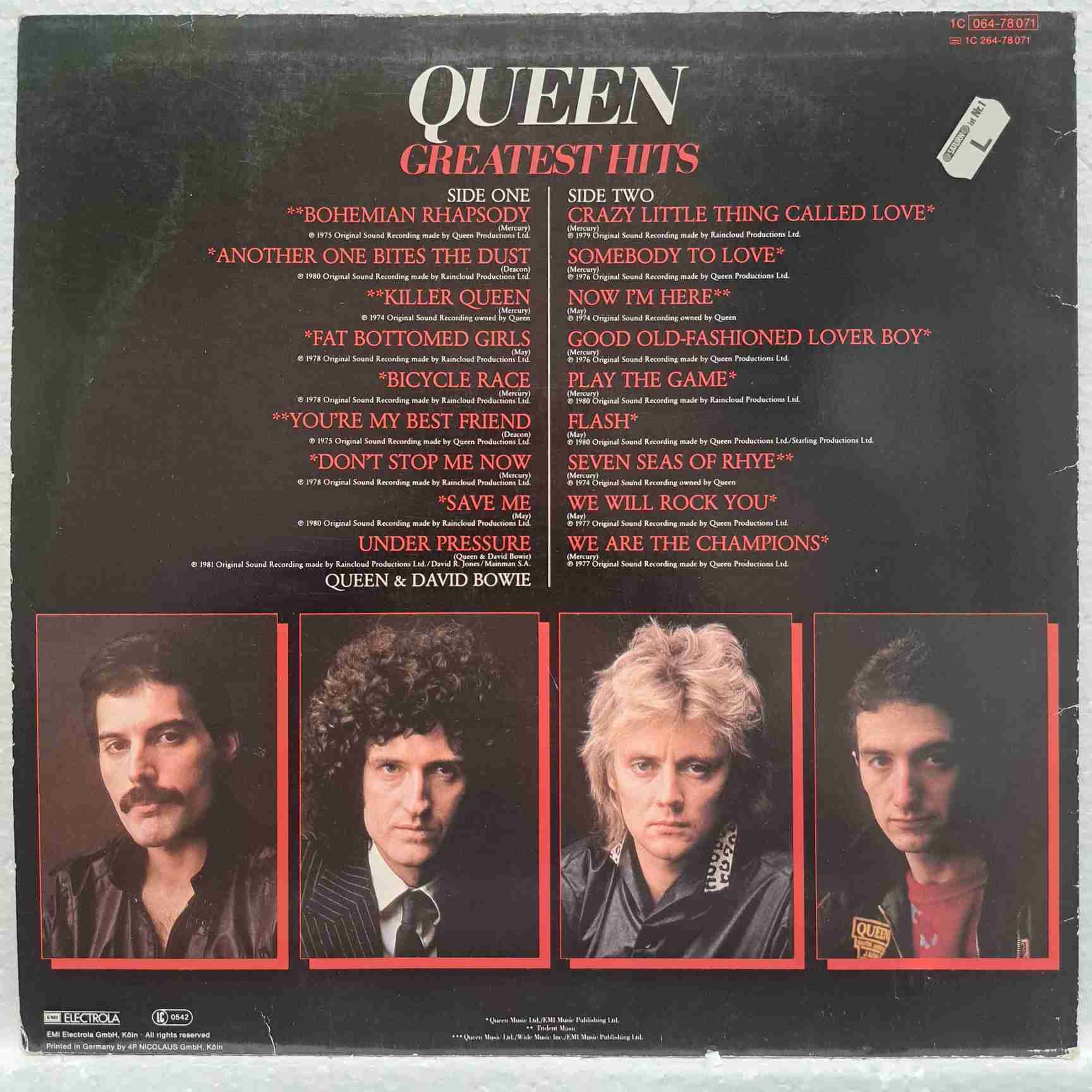 Queen – Greatest Hits - Disc Vinil LP VG - imagine 3