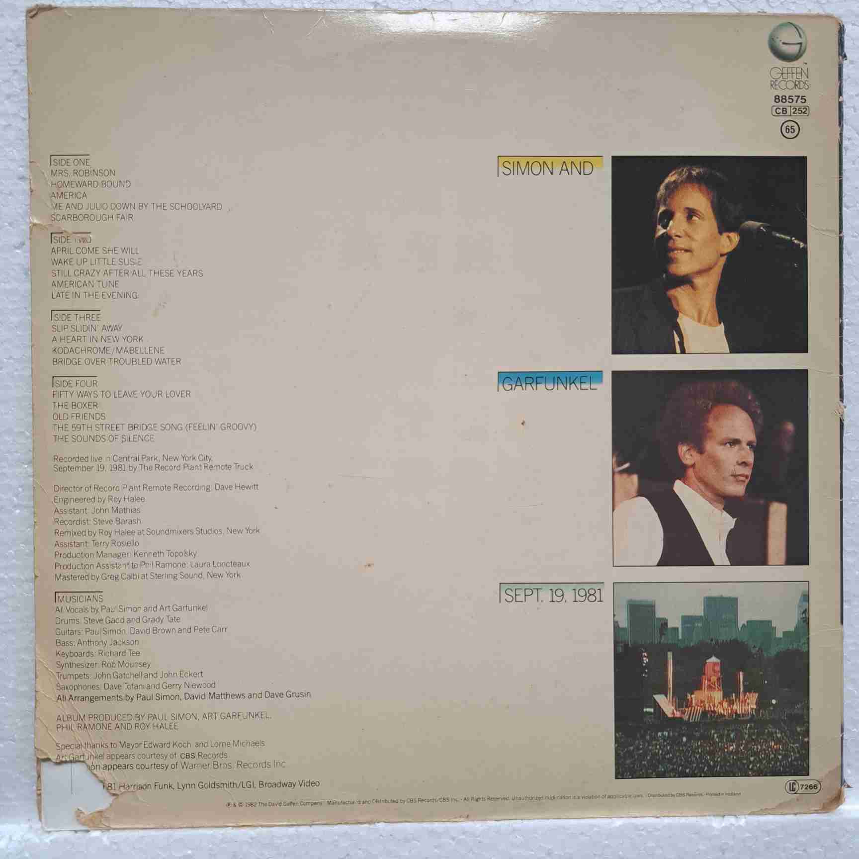 Simon And Garfunkel – The Concert In Central Park - Disc 2Vinil LP VG - imagine 2
