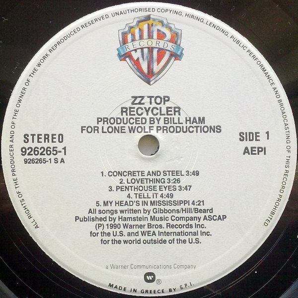 ZZ Top – Recycler - Disc VINIL LP EX - imagine 2