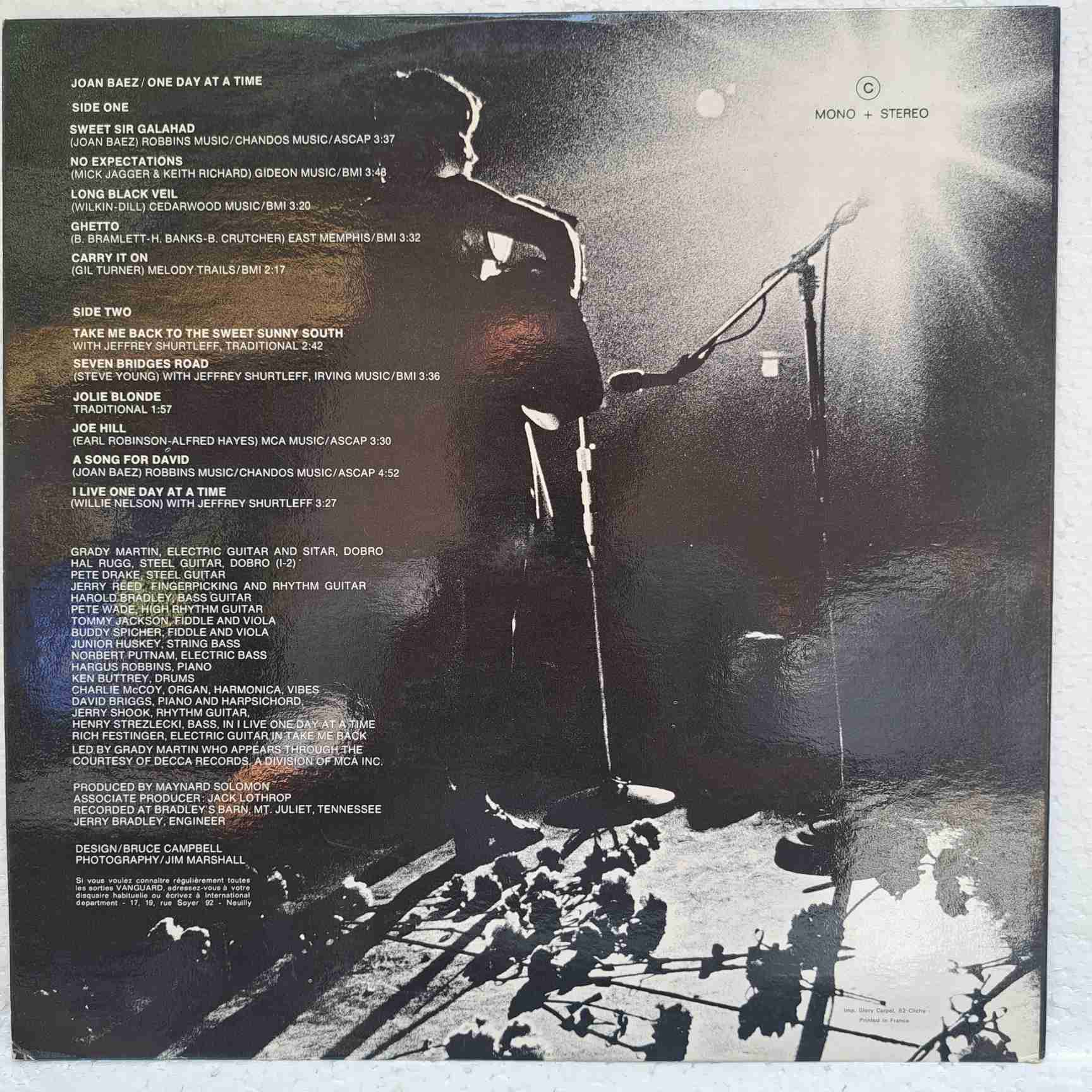 Joan Baez – One Day At A Time - Disc VINIL LP VG+ - imagine 4