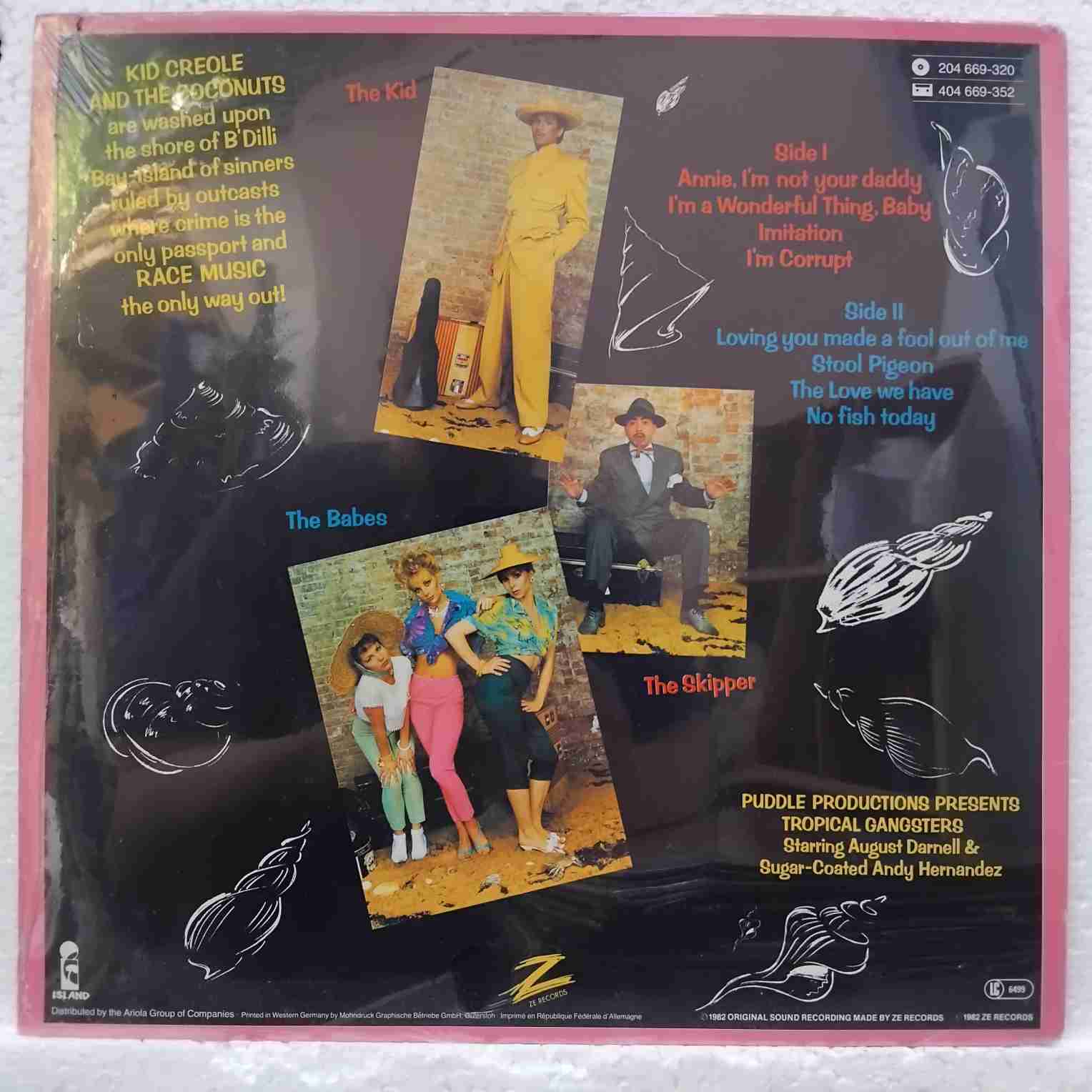 Kid Creole & The Coconuts – Tropical Gangsters - Disc VINIL LP VG VG+ (resigilat) - imagine 2