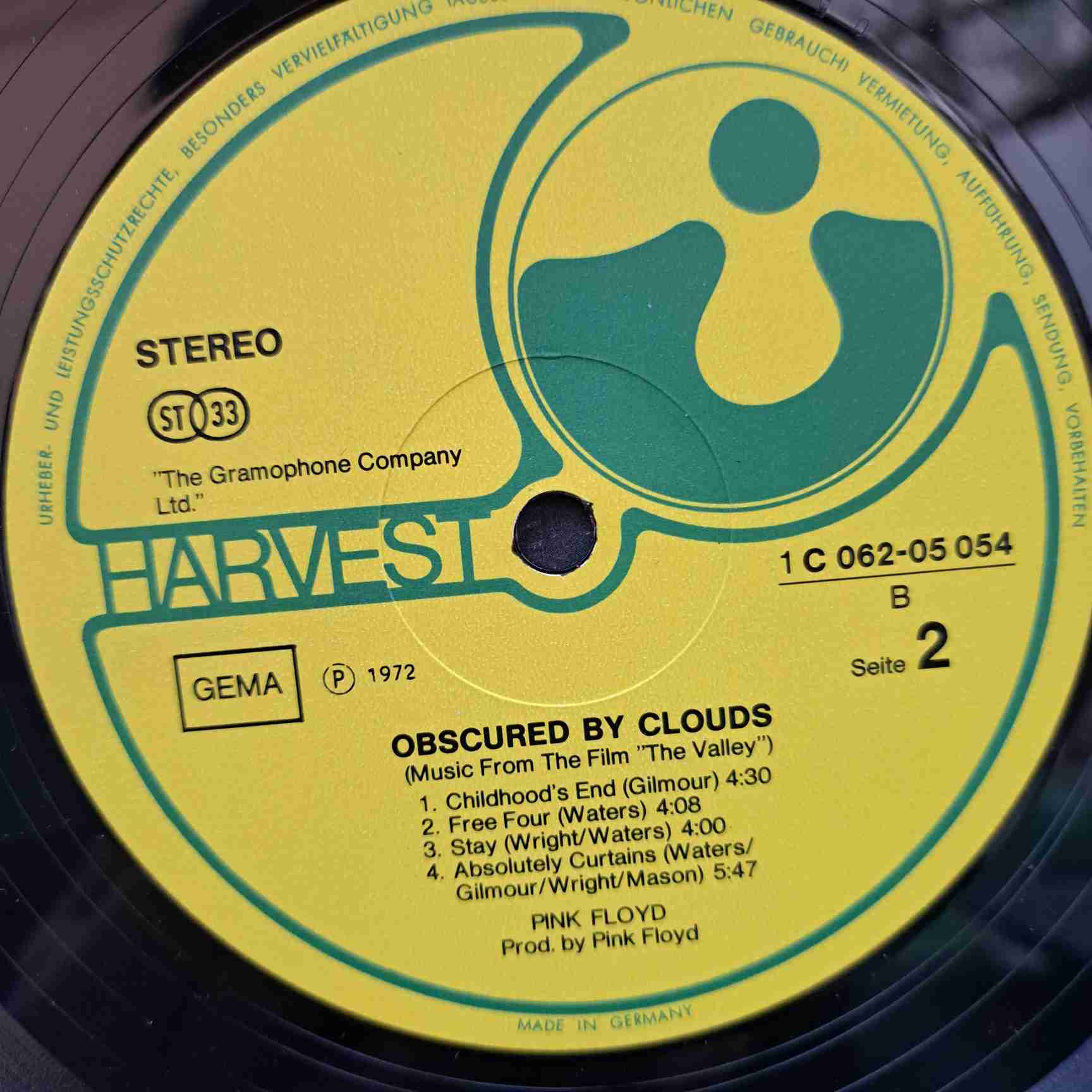 Pink Floyd – Obscured By Clouds - Disc VINIL LP EX - imagine 2