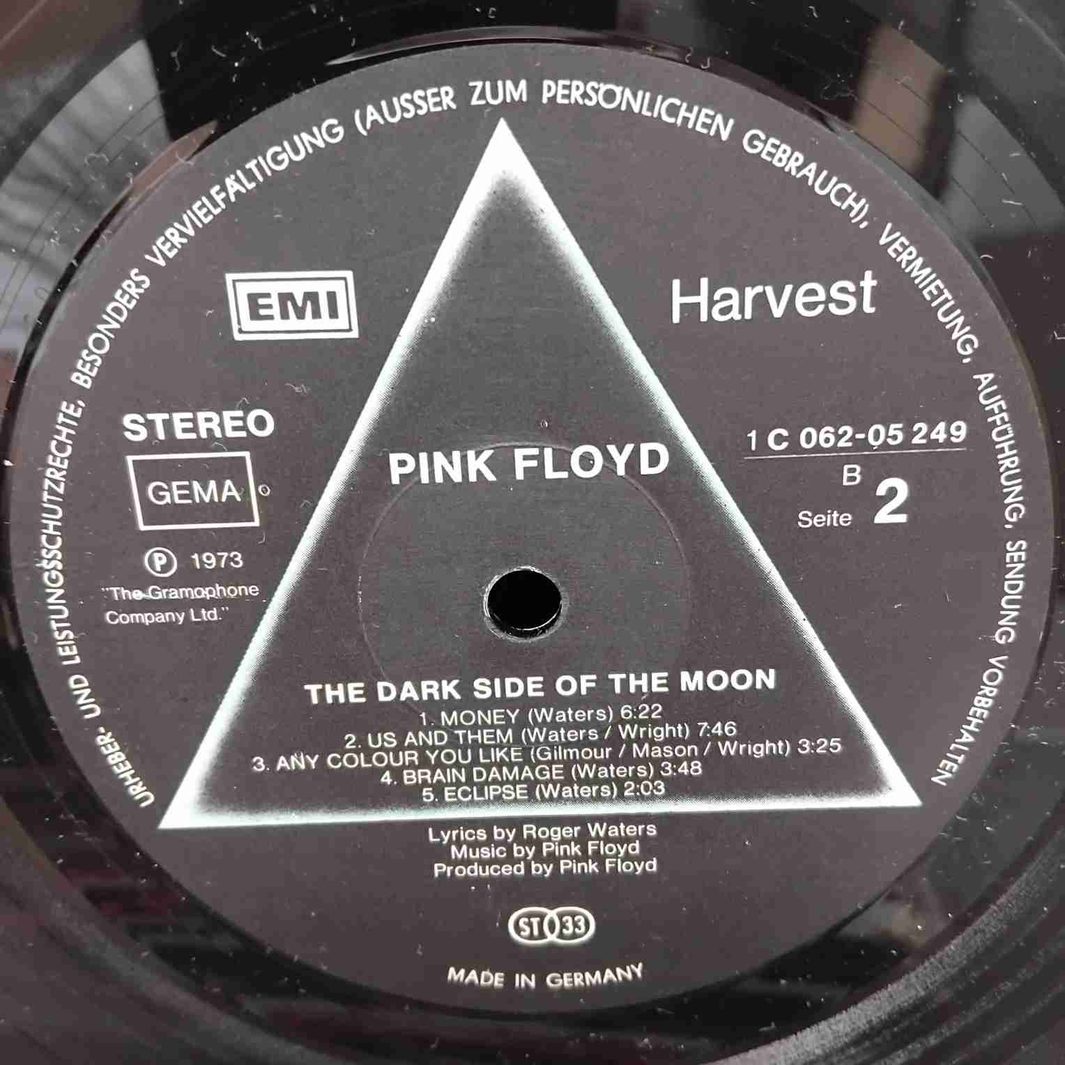 Pink Floyd – The Dark Side Of The Moon - Disc Vinil LP VG+ Germany - imagine 2