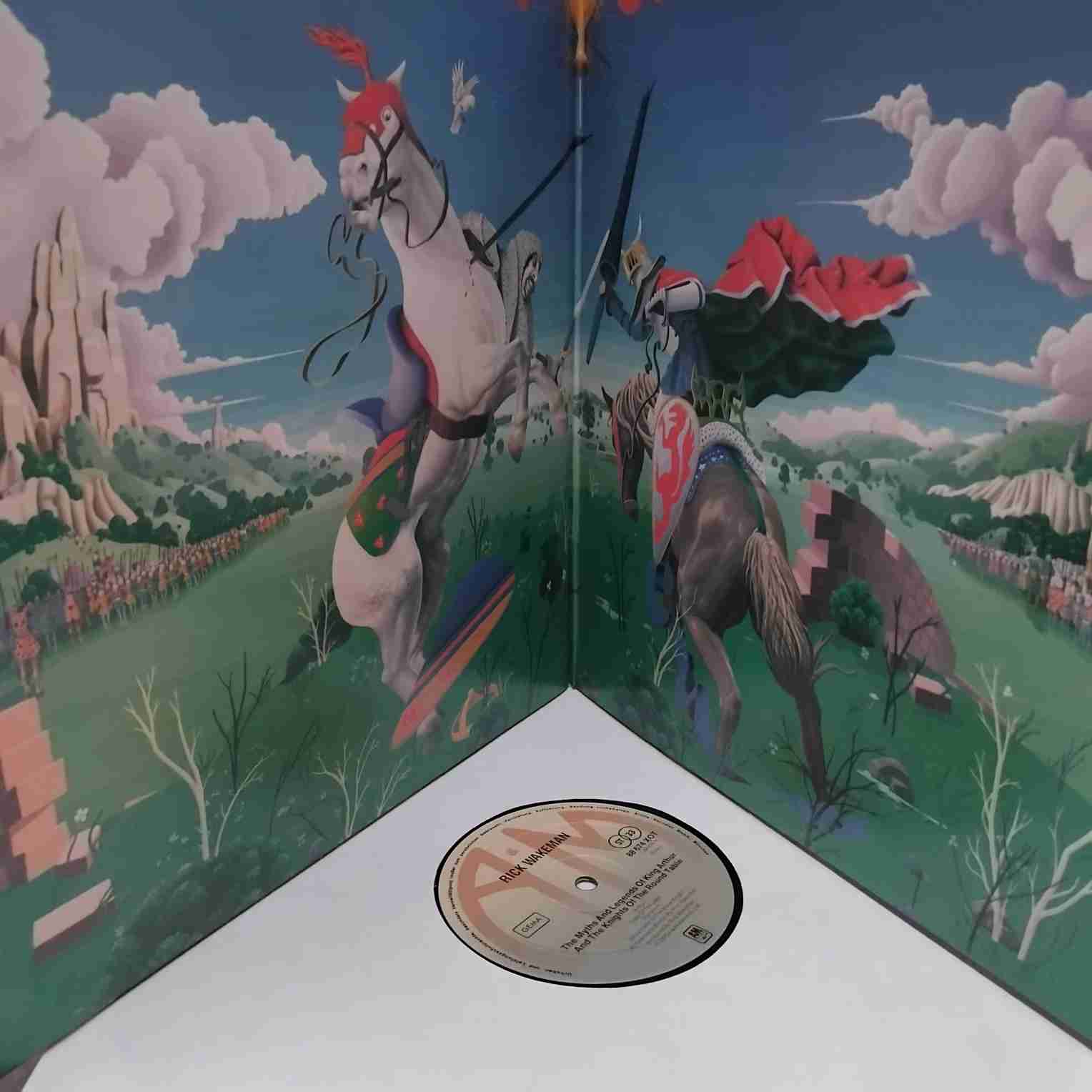 Rick Wakeman – The Myths And Legends Of King Arthur And The Knights Of The Round Table - Disc VINIL LP VG - imagine 3