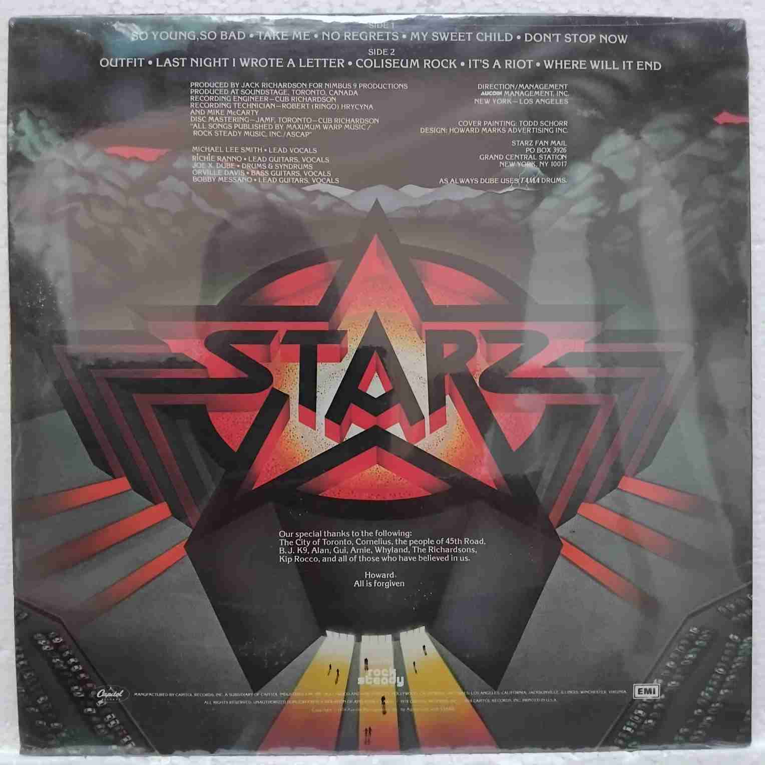Starz – Coliseum Rock - Disc VINIL LP VG VG+ (resigilat) US - imagine 2