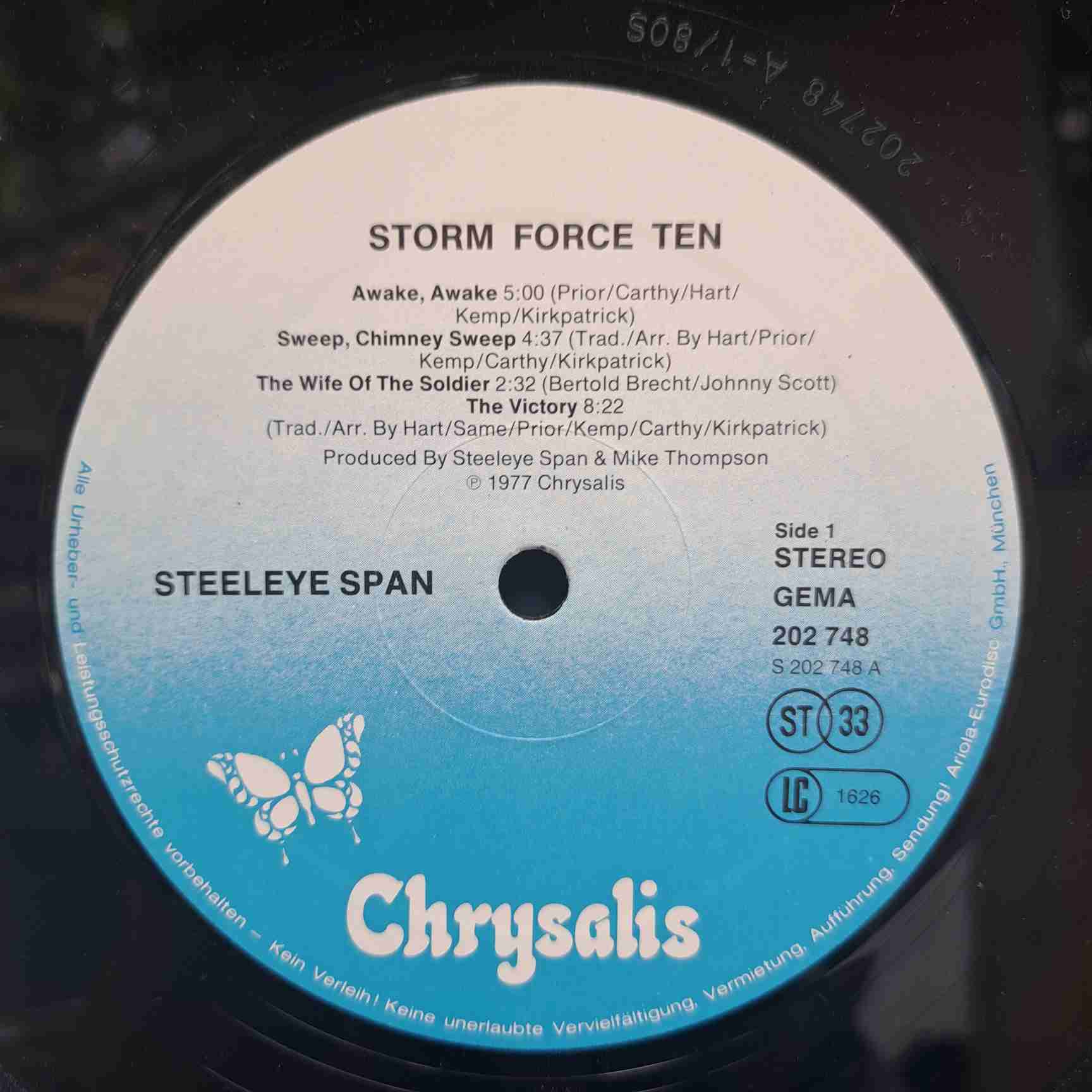 Steeleye Span – Storm Force Ten - Disc VINIL LP VG+ - imagine 2