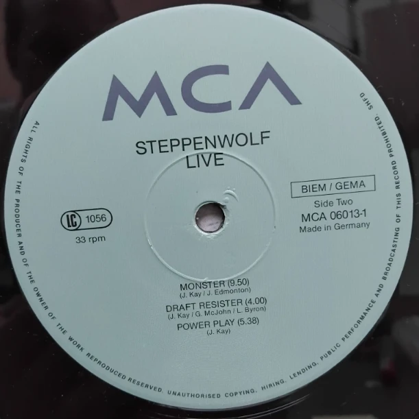Steppenwolf – Live - Disc VINIL 2LP VG VG+ - imagine 2