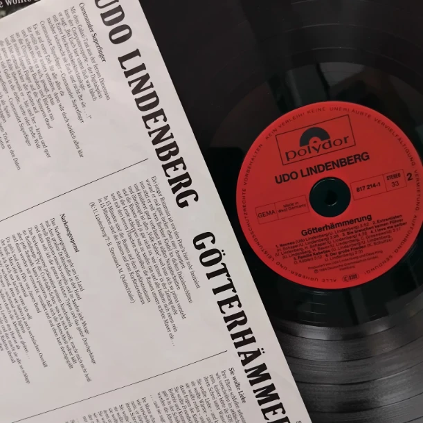 Udo Lindenberg + Panikorchester – Götterhämmerung - Disc VINIL LP VG VG+ - imagine 2
