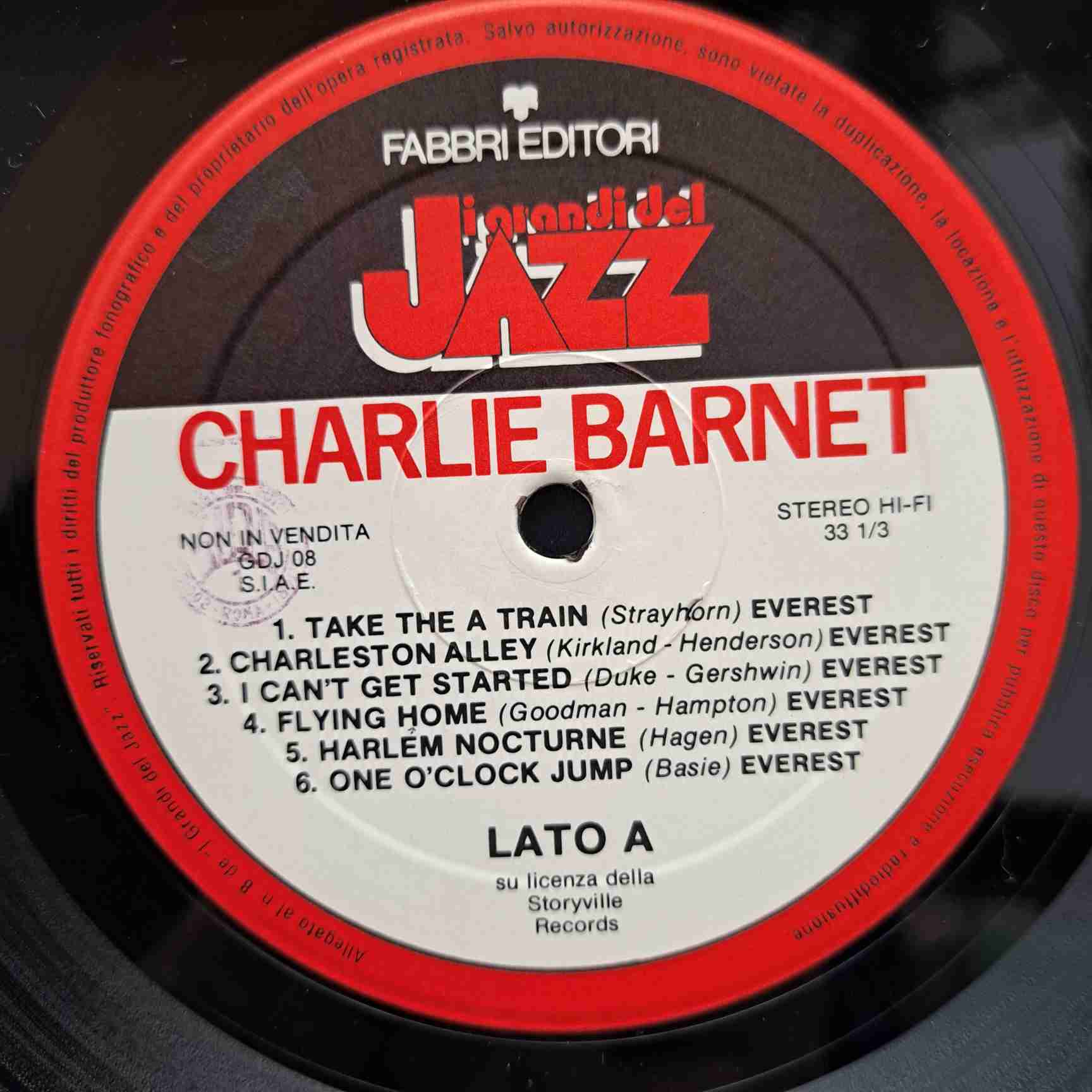 Charlie Barnet – Charlie Barnet – Disc VINIL LP VG+ - imagine 2
