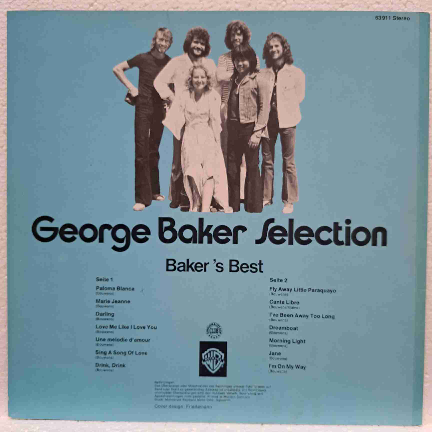 George Baker Selection – Baker's Best – Disc VINIL LP VG+ - imagine 3