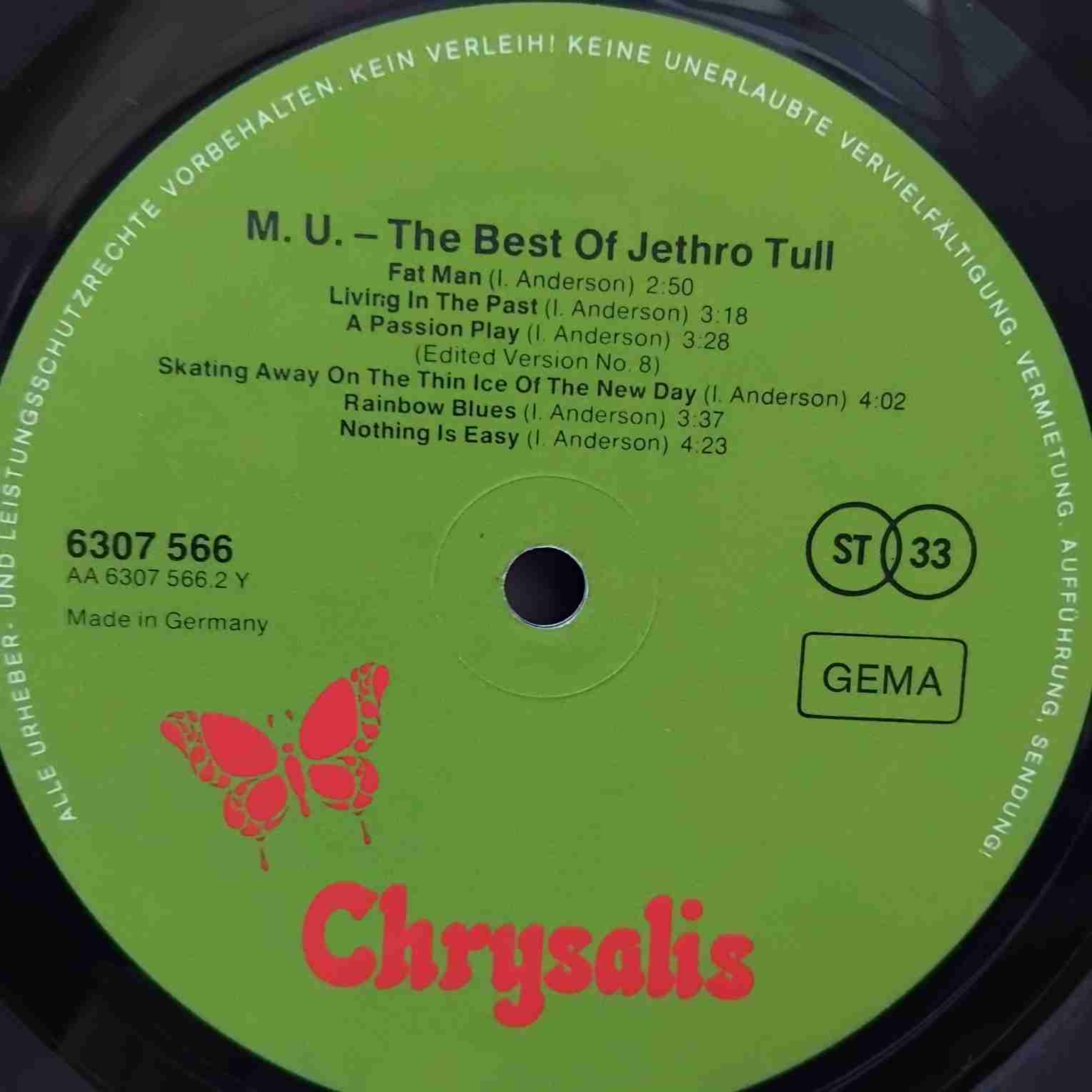 Jethro Tull – M.U. - The Best Of Jethro Tull - Disc VINIL LP VG VG+ - imagine 2