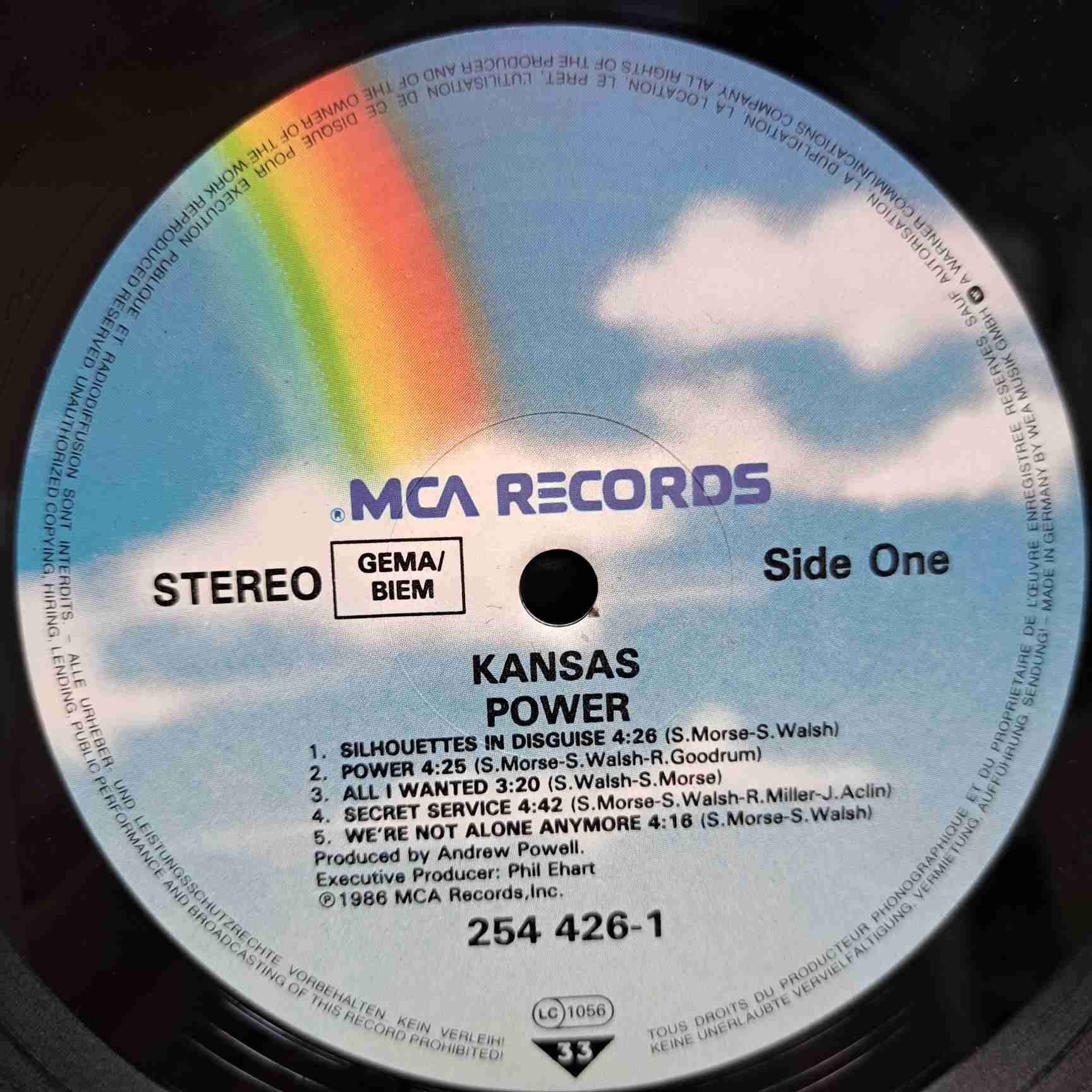 Kansas – Power - Disc VINIL LP EX - imagine 2