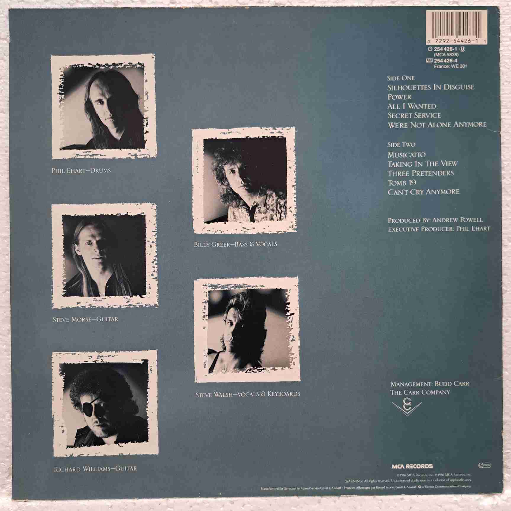 Kansas – Power - Disc VINIL LP EX - imagine 3