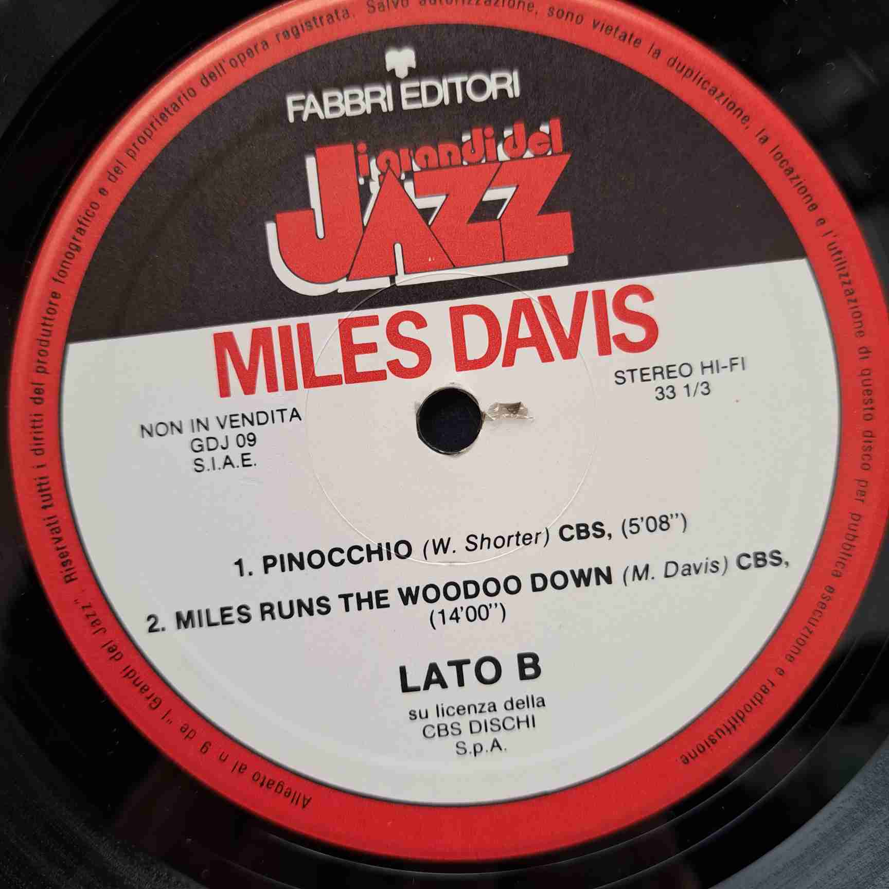 Miles Davis – Miles Davis – Disc VINIL LP VG+ Italy - imagine 2