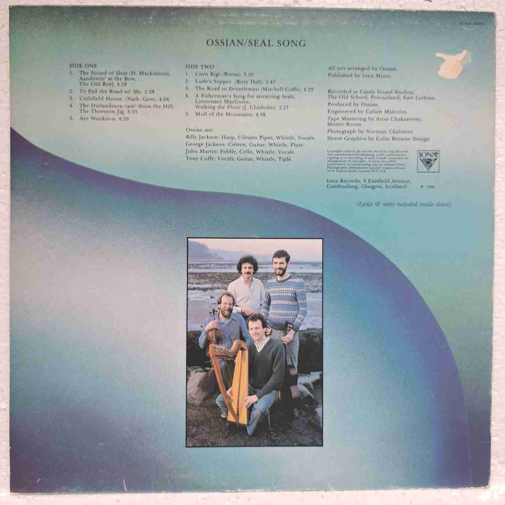Ossian – Seal Song - Disc VINIL LP EX UK - imagine 3