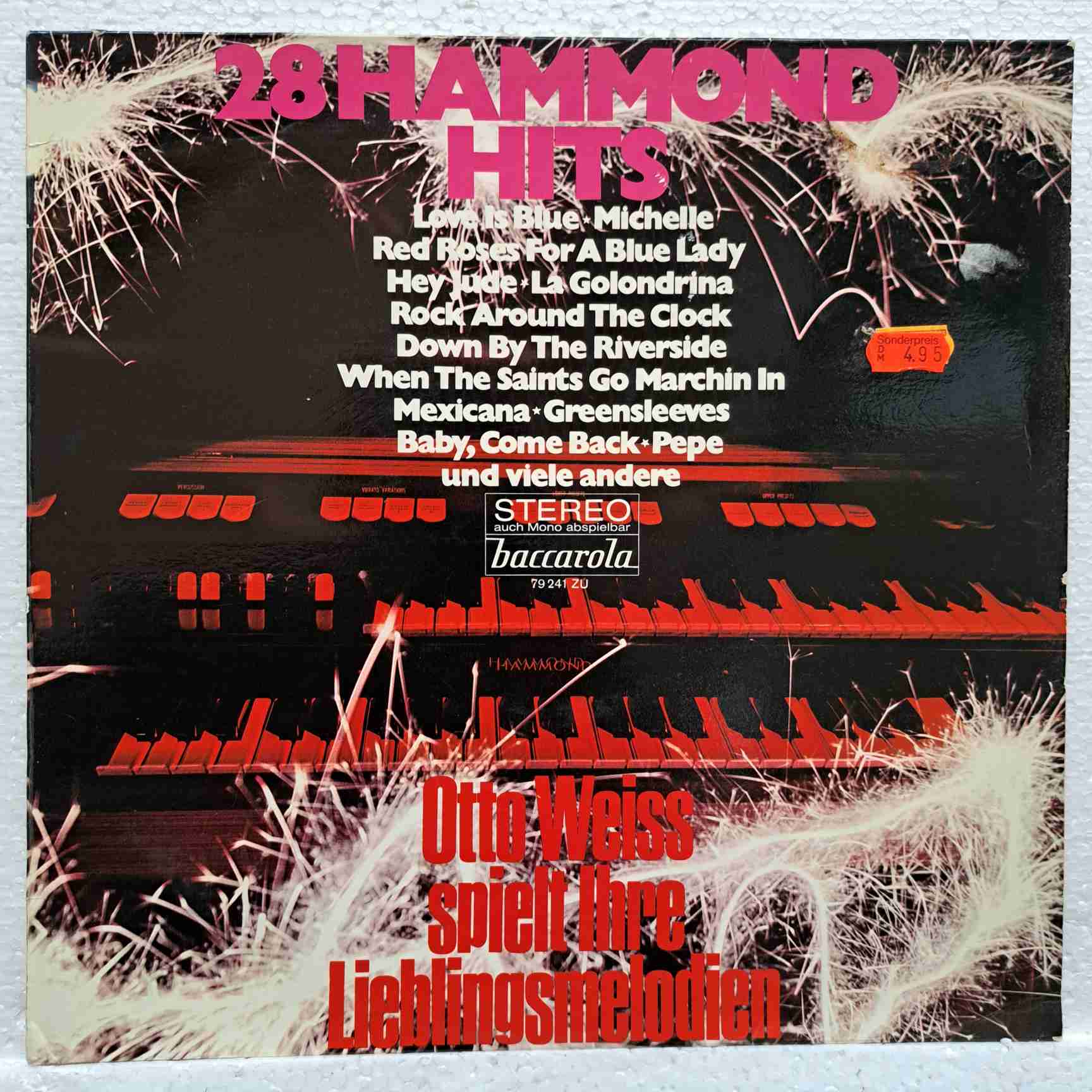 Otto Weiss – 28 Hammond Hits - Disc VINIL LP VG VG+