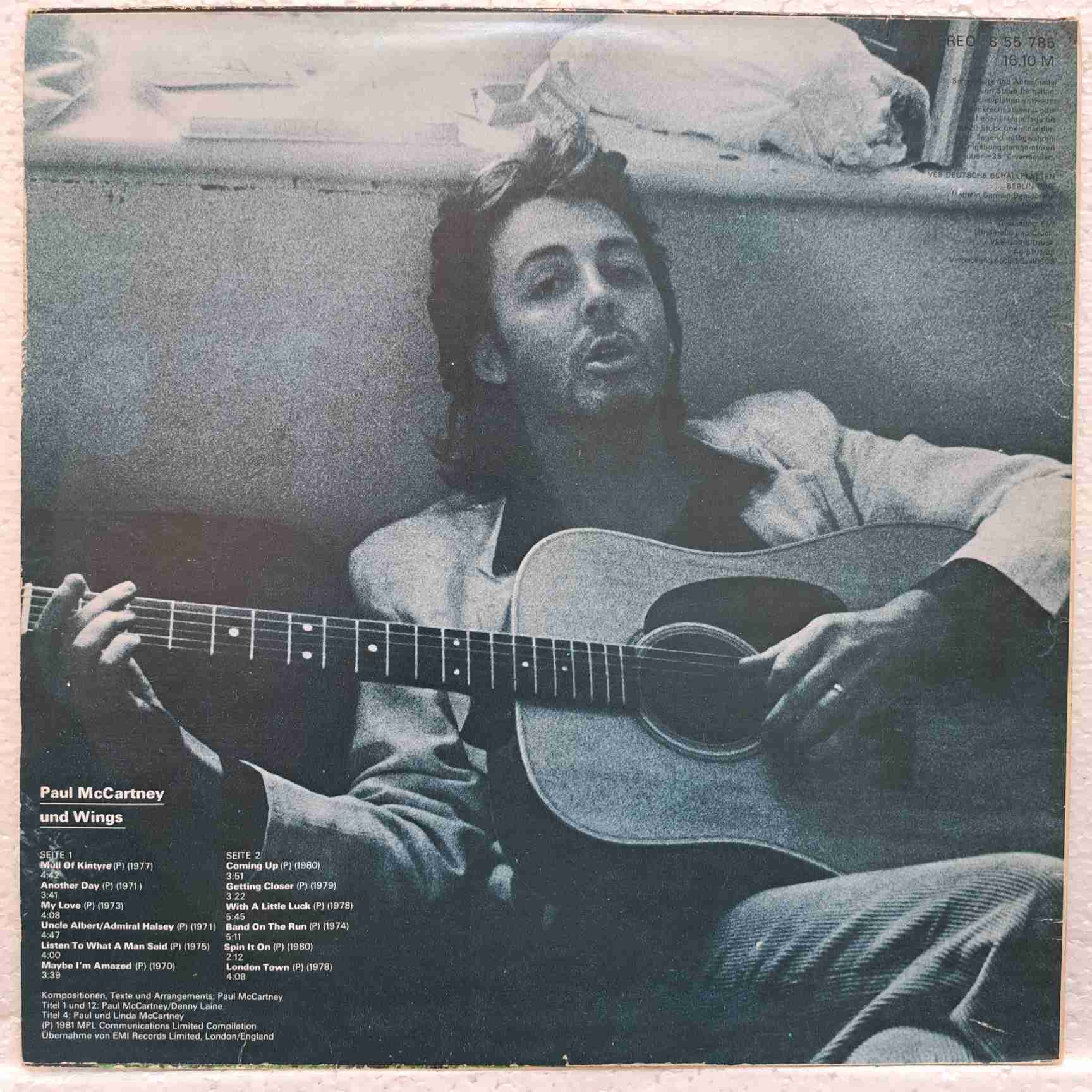 Paul McCartney Und Wings – Paul McCartney And Wings – Disc VINIL LP VG - imagine 3