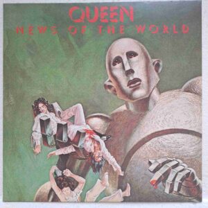 Queen – News Of The World - Disc VINIL LP EX - disc verde
