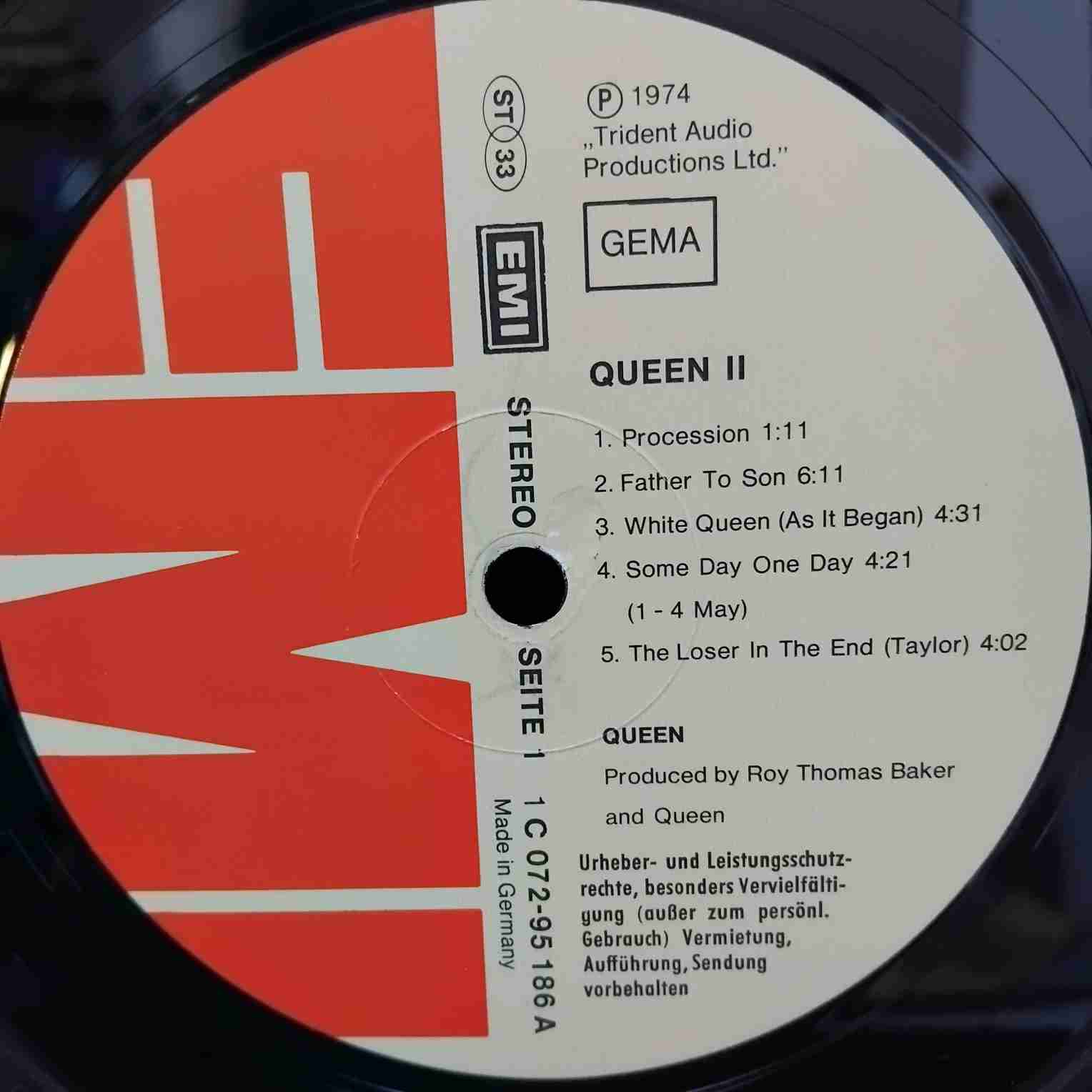 Queen – Queen II - Disc VINIL LP VG VG+ - imagine 2