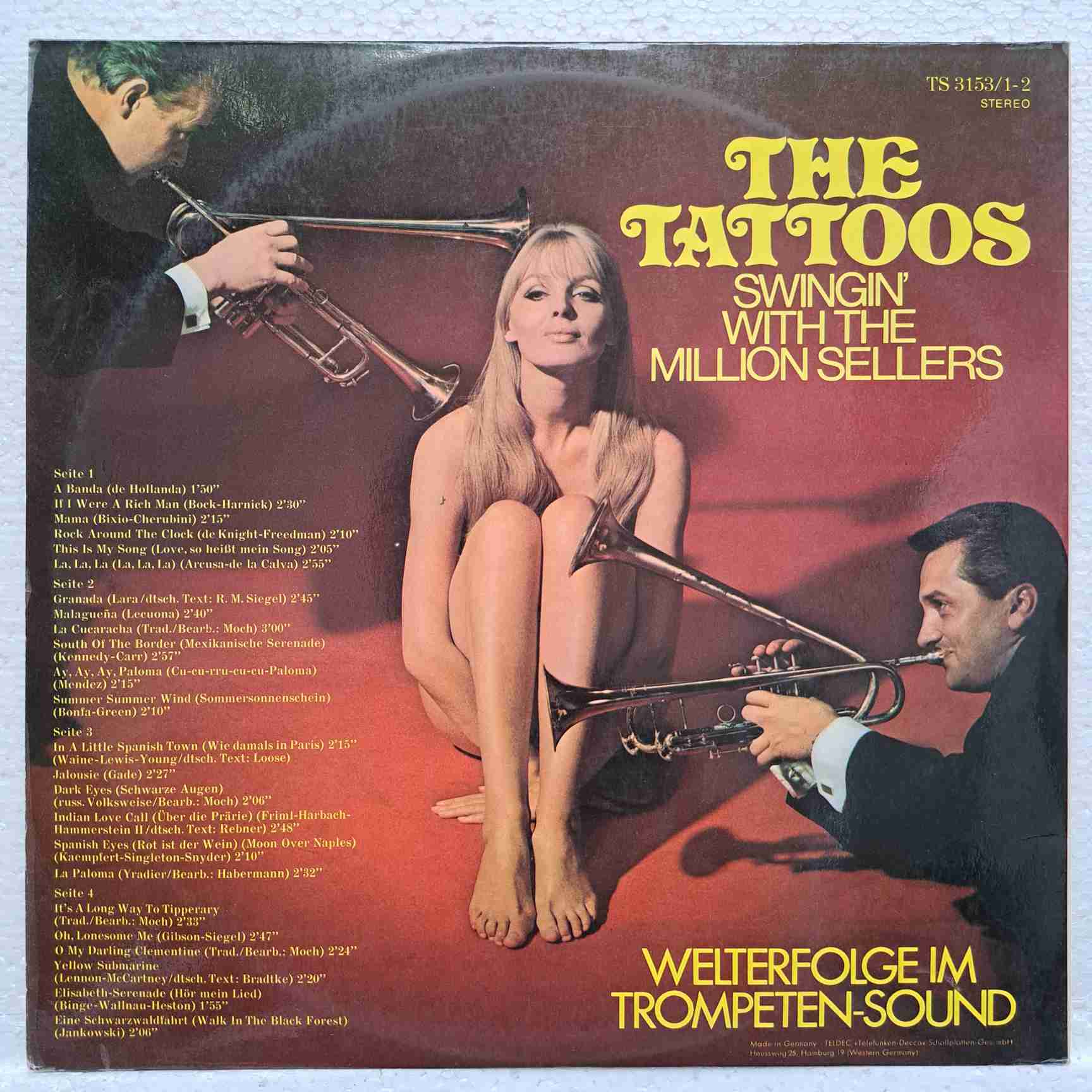 The Tattoos – Swingin' With The Million Sellers - Disc VINIL 2LP VG VG+ - imagine 4
