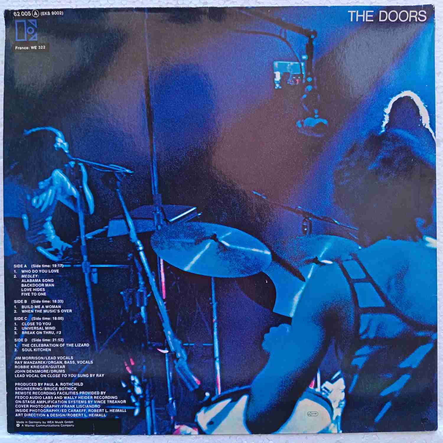 The Doors – Absolutely Live – Disc VINIL LP EX