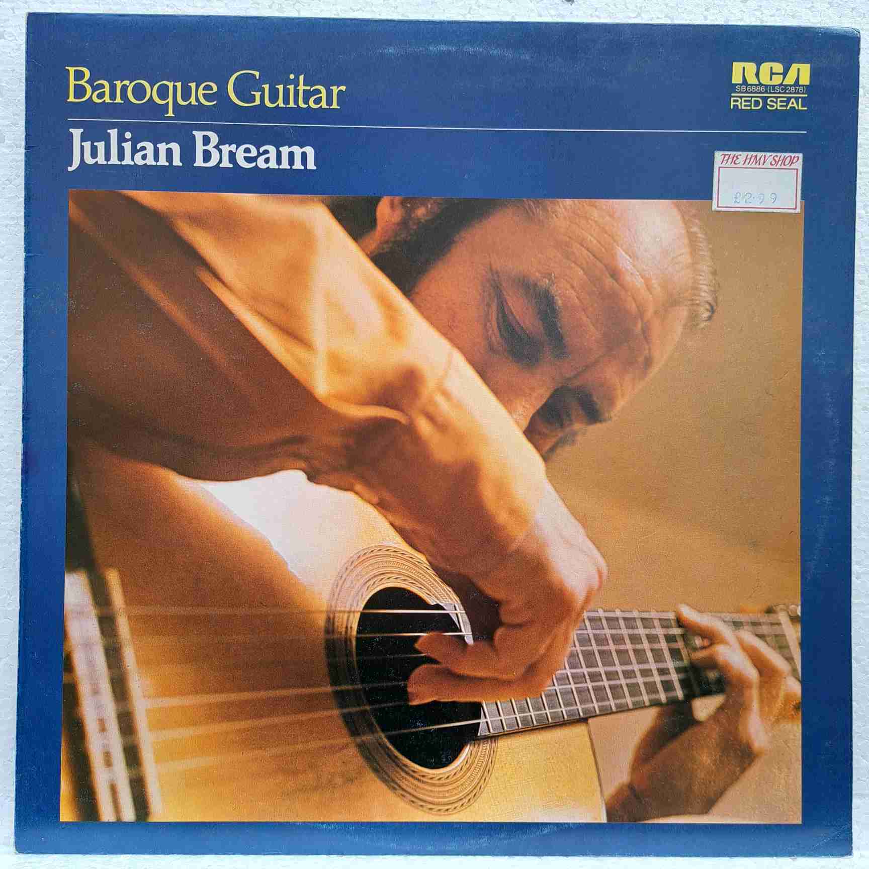 Julian Bream – Baroque Guitar - Disc VINIL LP UK
