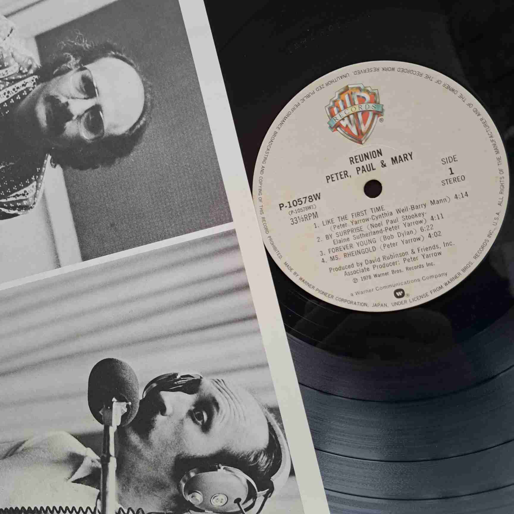 Peter, Paul & Mary – Reunion - Disc VINIL LP VG+ Japan - imagine 2
