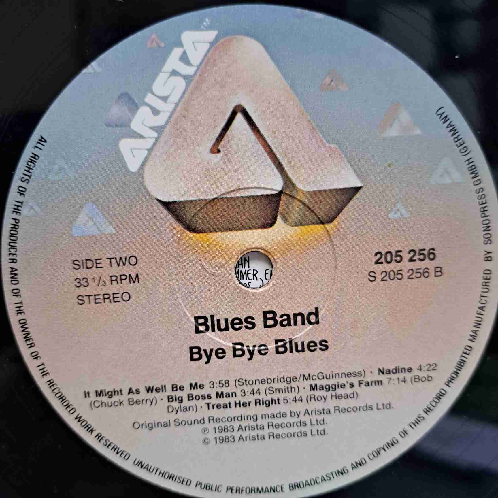 The Blues Band – Bye Bye Blues (The Blues Band Live) - Disc VINIL LP VG+ - imagine 2