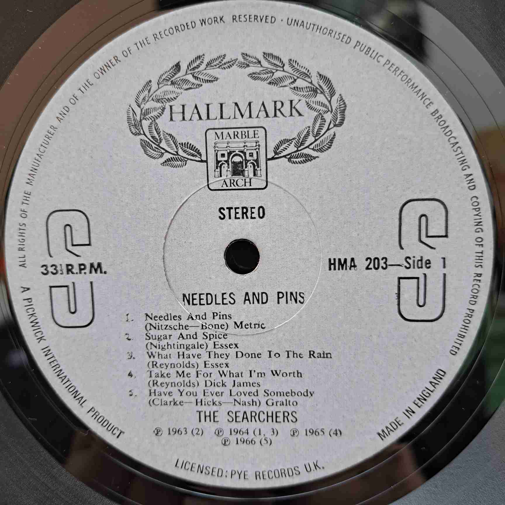 The Searchers – Needles & Pins - Disc VINIL LP UK - imagine 2